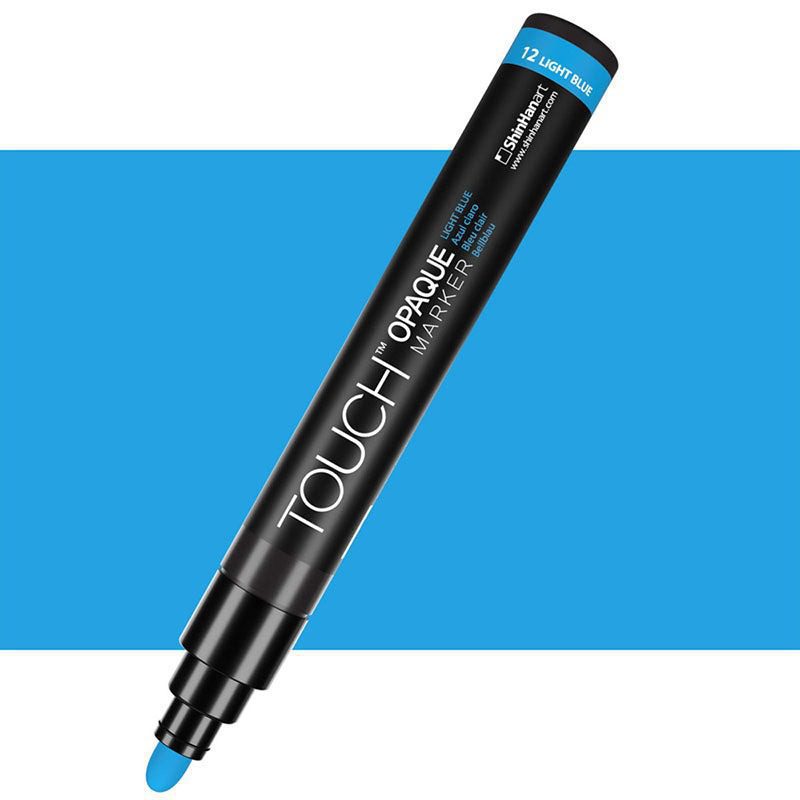 ماژیک همه کاره Touch Opaque مدل Light Blue Medium کد 12