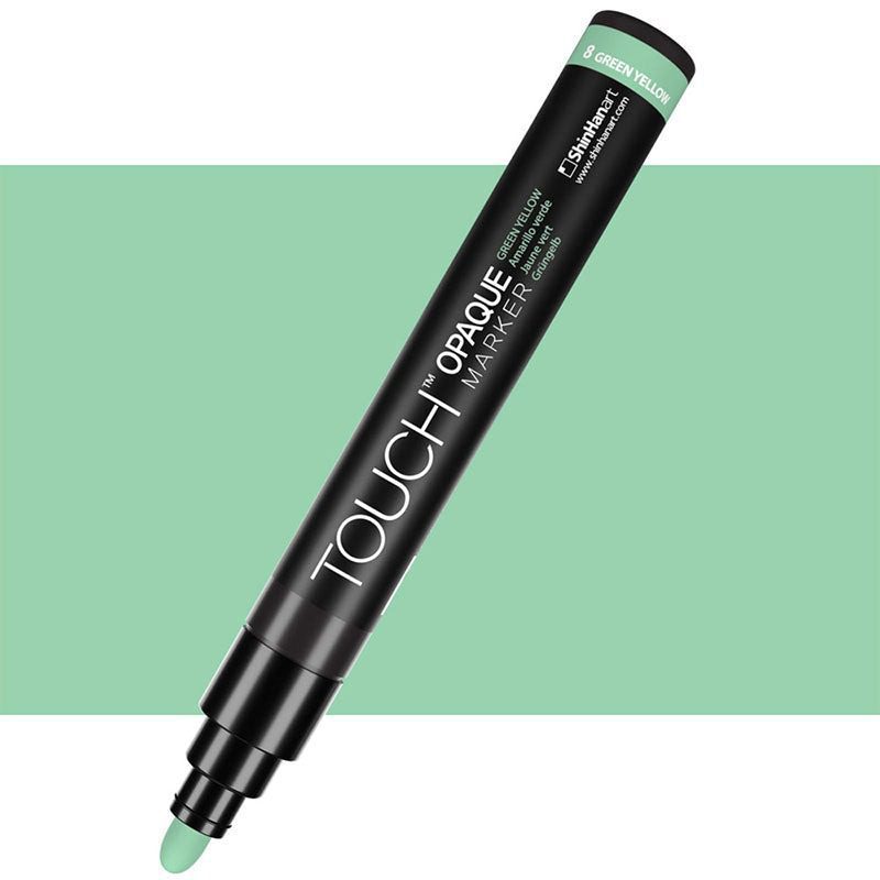 ماژیک همه کاره Touch Opaque مدل Green Yellow Medium کد 8