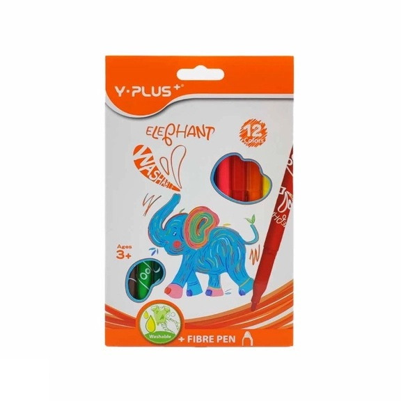ماژیک رنگ آمیزی 12 رنگ وای پلاس (y.plus)