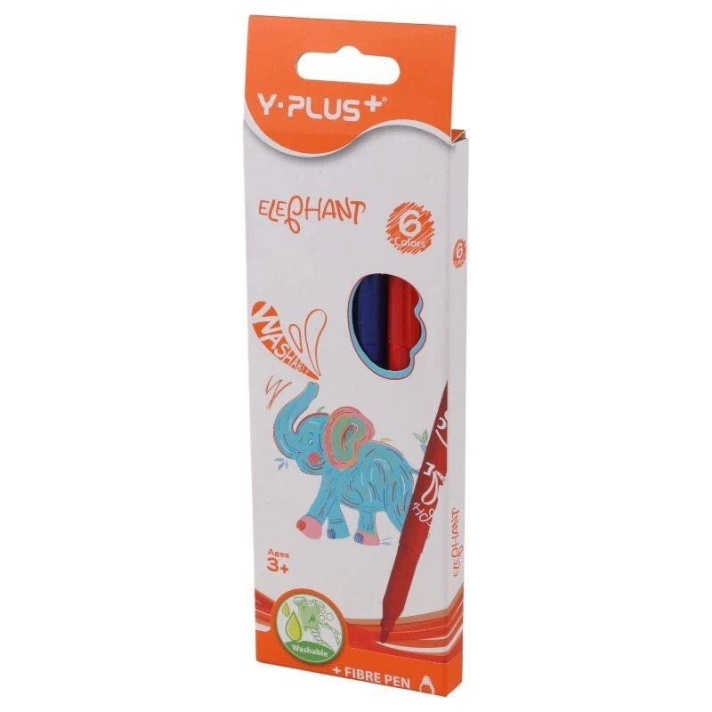 ماژیک رنگ آمیزی 6 رنگ وای پلاس (y.plus)