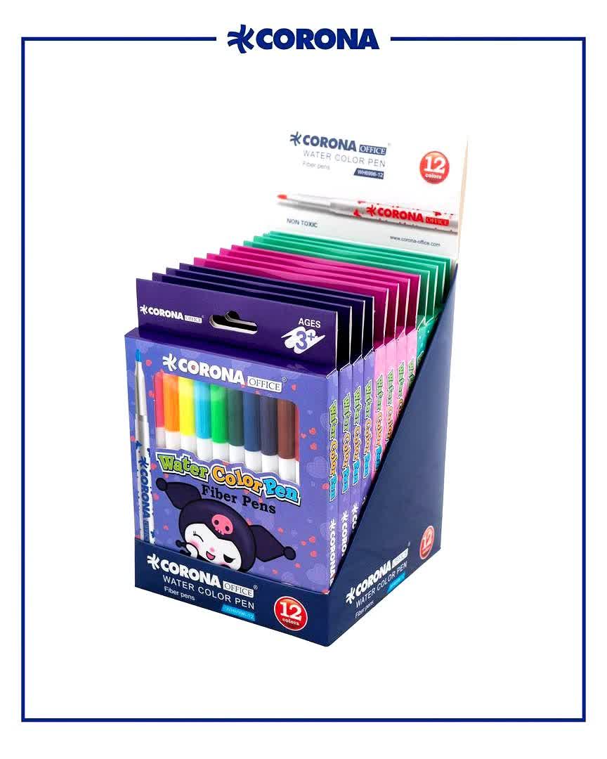 ماژیک نقاشی کرونا 12رنگ -کد 5446
