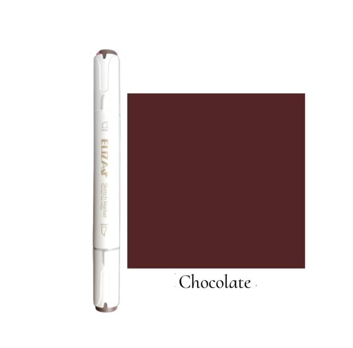 ماژیک دوسر برند الیزا کد 92 (Chocolate)