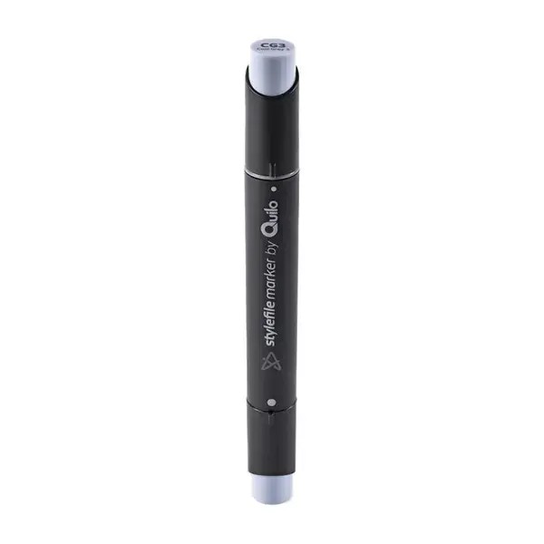 ماژیک راندو دوسر کوییلو کد CG3 مدل Stylefile (رنگ cool grey 3)