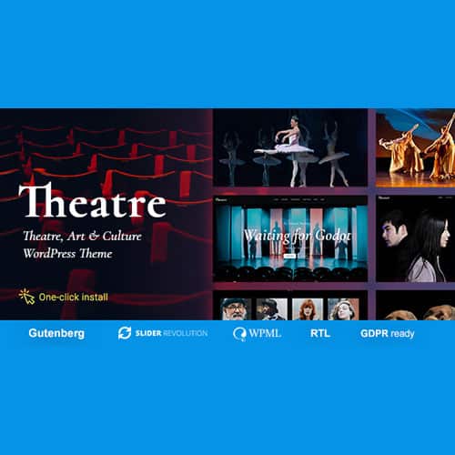 قالب رویداد هنری و کنسرت تئاتر | پوسته Theater
