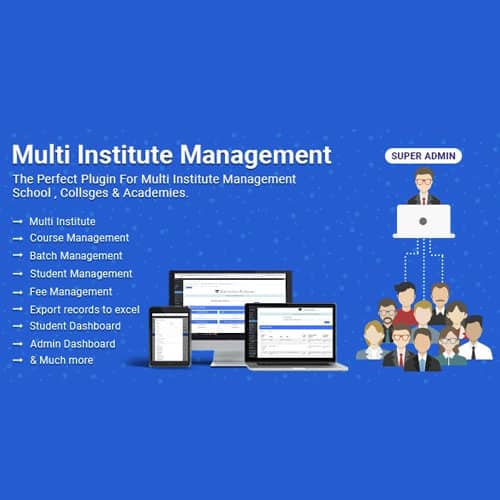 افزونه مدیریتی Multi Institute Management | پلاگین Multi Institute Management