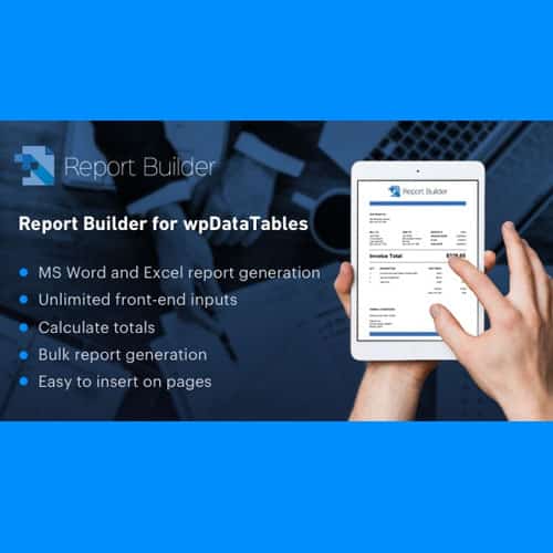 افزونه ساخت گزارش و تبدیل به فایل ورد و اکسل Report Builder | پلاگین Report Builder