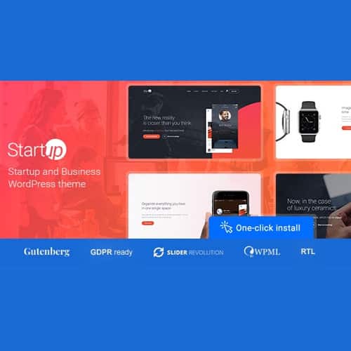 قالب کسب و کار و تکنولوژی استارتاپ کمپانی | پوسته Startup Company