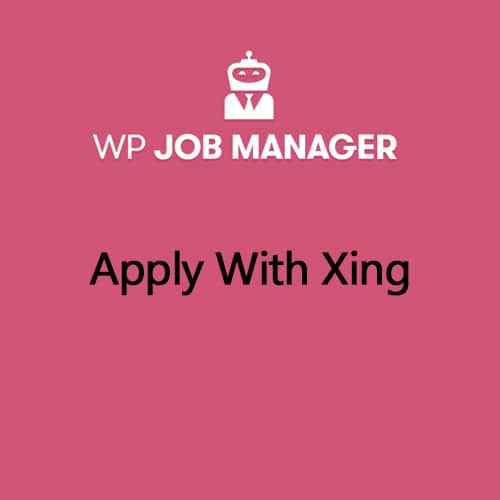 افزونه وردپرس جاب منیجر اپلای با زینک | WP Job Manager Apply With Xing Addon