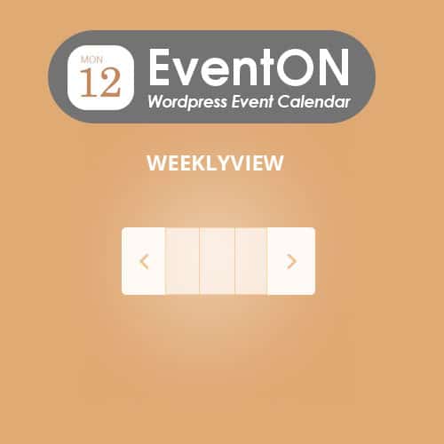 افزونه وردپرس رویداد | EventOn Weekly View