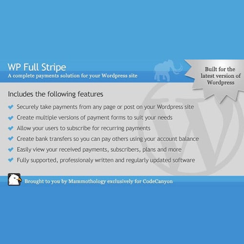 افزونه اشتراک و پرداخت وردپرس | WP Full Stripe