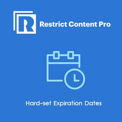 افزونه وردپرس تاریخ انقضا برای محدودیت محتوا | Restrict Content Pro Hard Expiration Dates