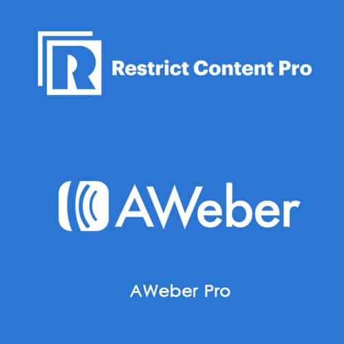 افزونه تجاری ساخت سیستم اشتراک | Restrict Content Pro AWeber Pro