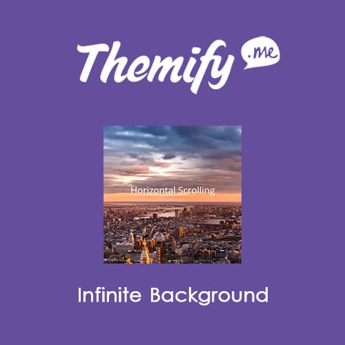 افزونه ساخت تصویر زمینه نامحدود | Themify Builder Infinite Background