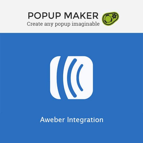 افزونه ویجت فرم | Popup Maker – Aweber Integration