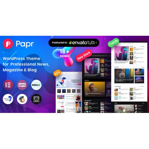 پوسته وردپرس مجله ای و خبری پاپر | News Magazine Papr