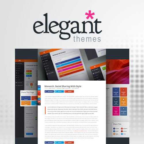 افزونه حرفه ای اشتراک گذاری وردپرس | Elegant Themes Monarch Social Media Sharing