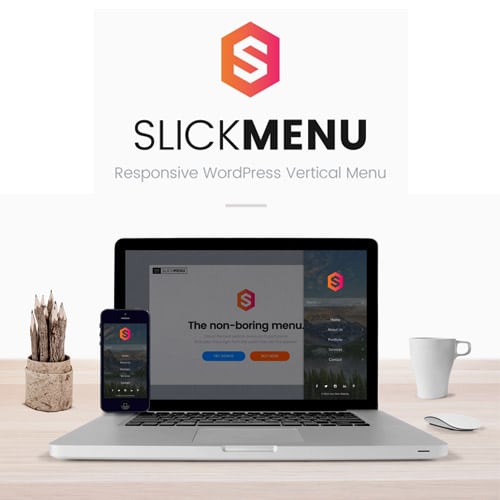 افزونه ایجاد منوی عمودی و واکنش گرا در وردپرس | Slick Menu – Responsive Vertical Menu
