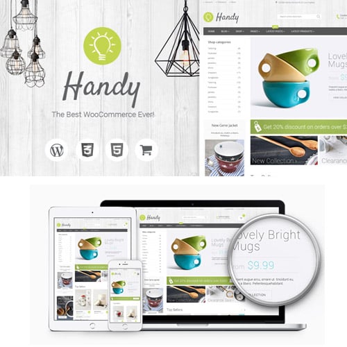 قالب فروشگاهی صنایع دستی | Handy