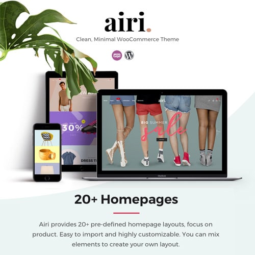 قالب فروشگاهی آیری | Airi – Clean, Minimal