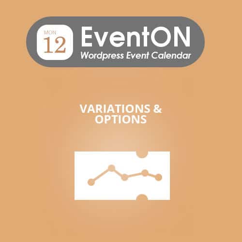 افزونه تغییر گزینه ها و رویدادها | EventON Ticket Variations & Options