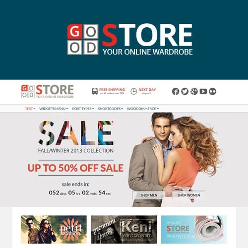 قالب فروشگاهی ووکامرس | GoodStore