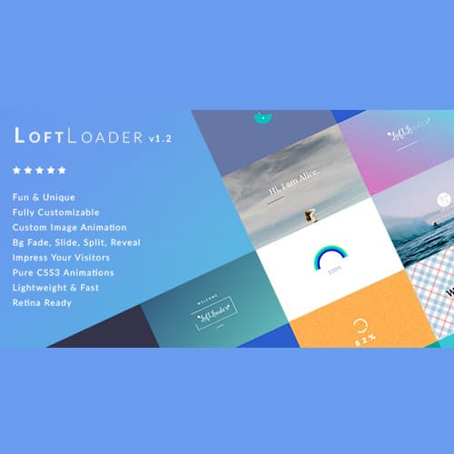 افزونه وردپرس لودینگ سایت | LoftLoader Pro – Preloader