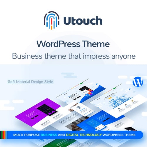 قالب چند منظوره استارتاپ، تکنولوژی و بیزینس یوتاچ | Utouch Startup