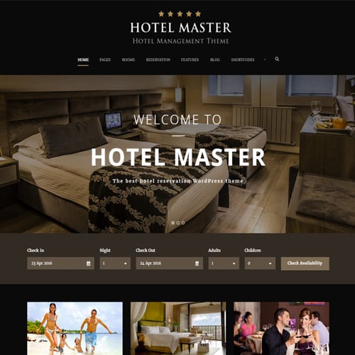 قالب هتل وردپرس برای رزرواسیون هتل، هتل مستر | Hotel