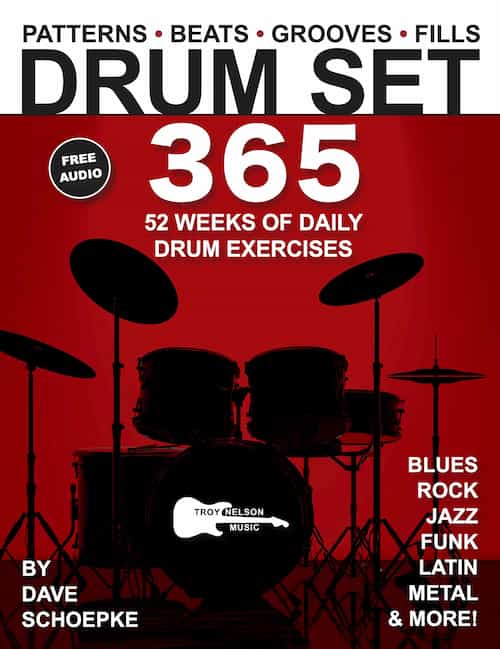 آموزش تخصصی ساز درامز با تمرین‌های روزانه Dave Schoepke | دانلود کتاب Drum Set 365 از Hemethod