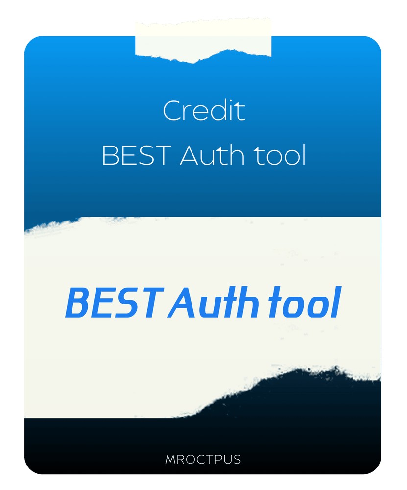 کردیت ابزار BEST Auth tool - مستر اختاپوس