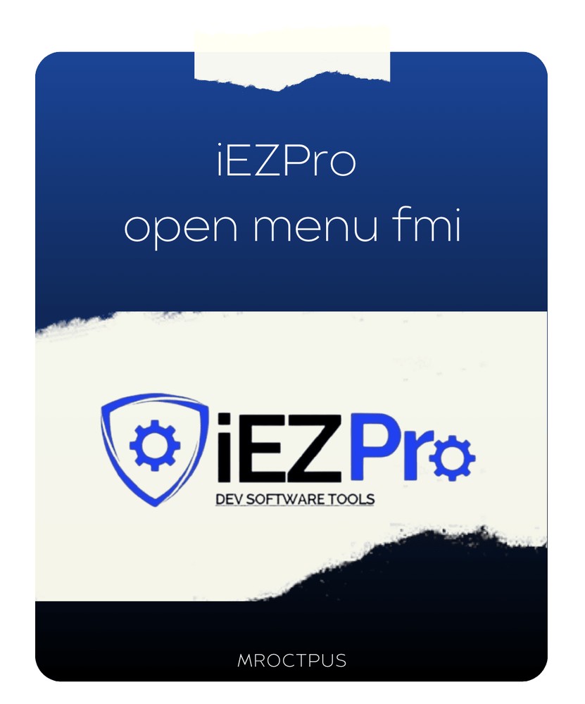 سرویس حذف آیکلود Open Menu با iEZPro - مستر اختاپوس