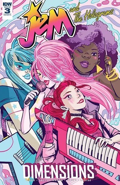 دانلود کمیک Jem And The Holograms – Dimensions #3 (2018)