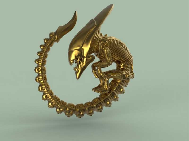 فایل سه‌بعدی alien – CGTRADER alien pendom