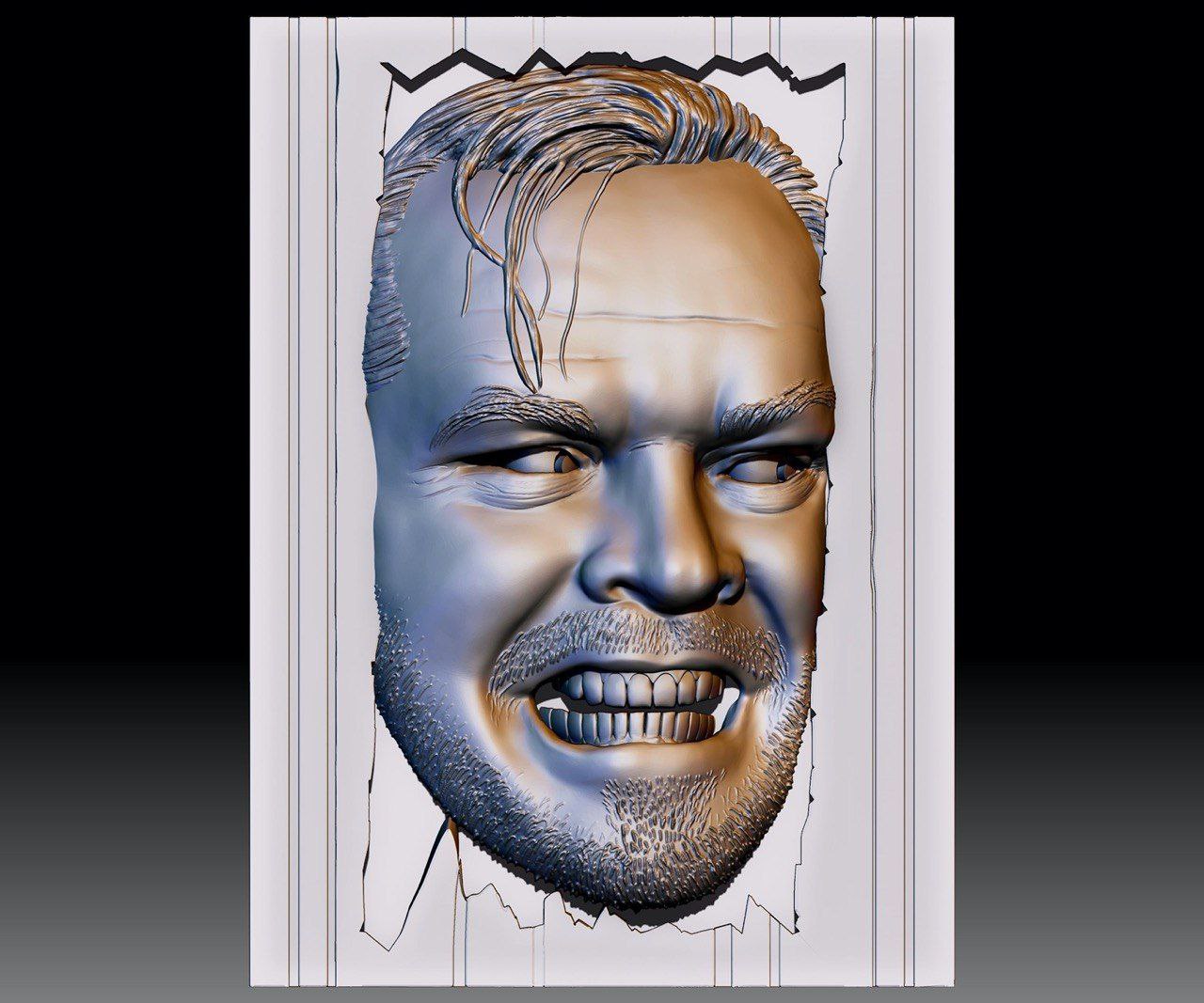 فایل سه‌بعدی CGTrader – Shining Jack Nicholson – CGTrader – Shining Jack Nicholson