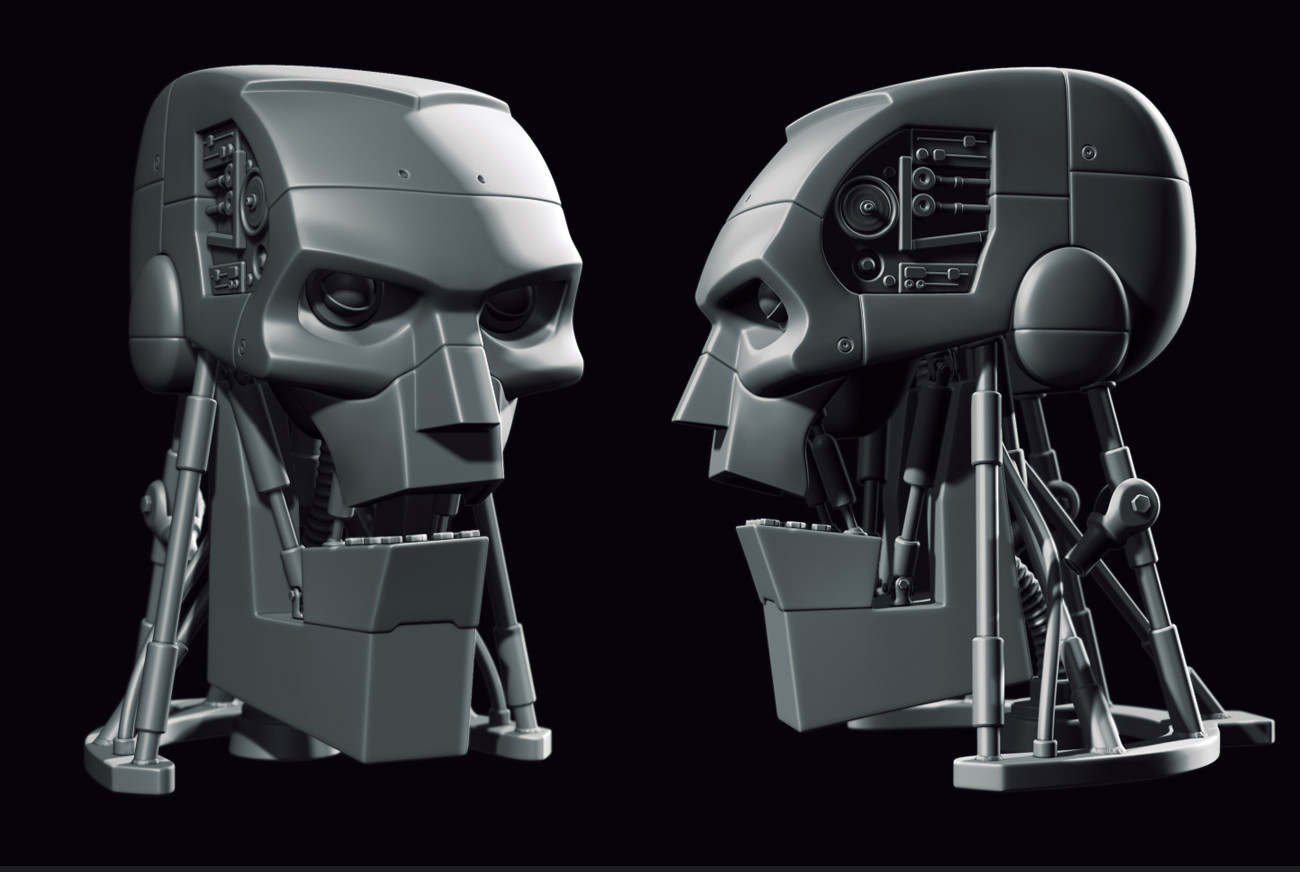 فایل سه‌بعدی ABC_Warrior_bust – ABC Warrior bust