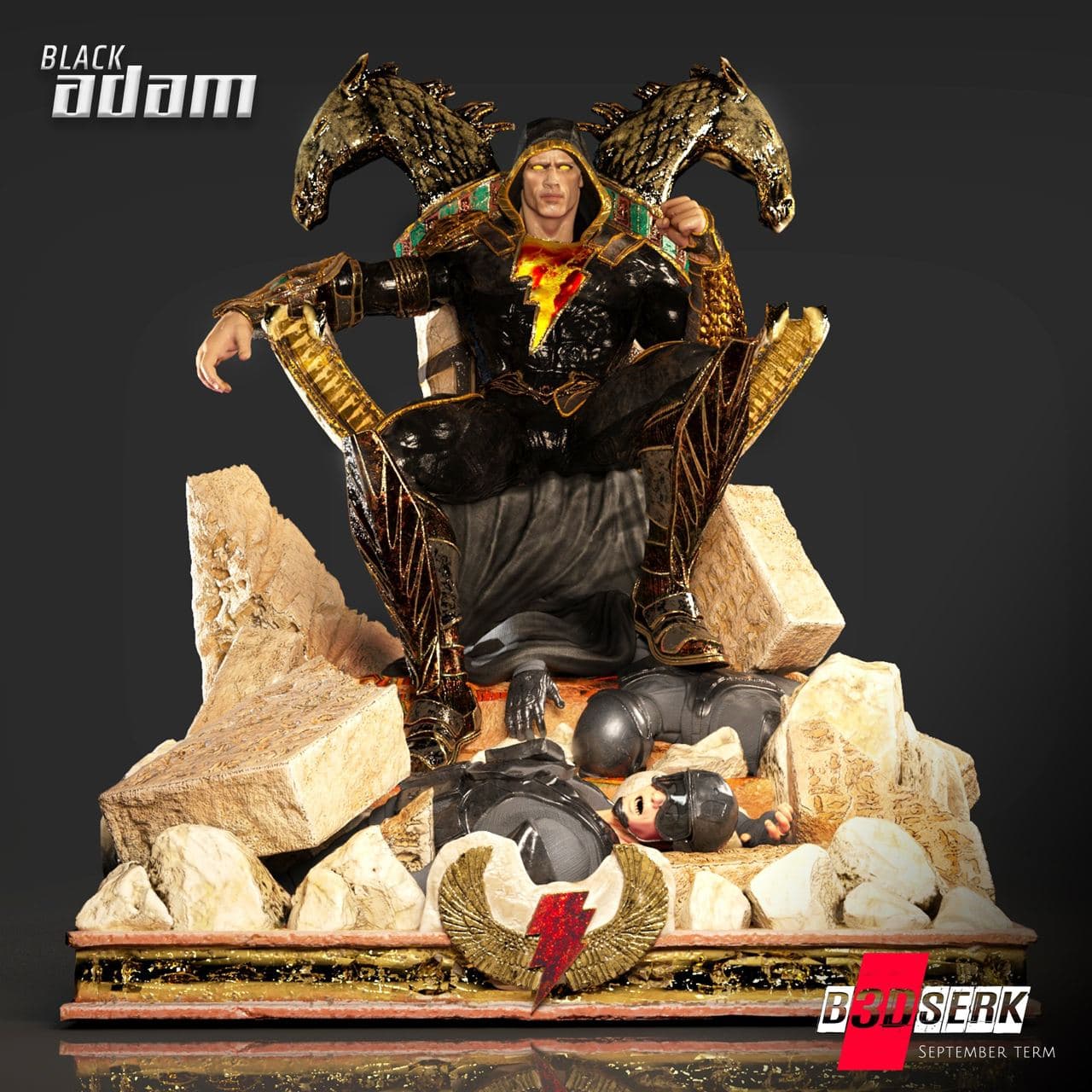 فایل سه‌بعدی B3dserk Studios – Black Adam – B3dserk Studios – Black Adam