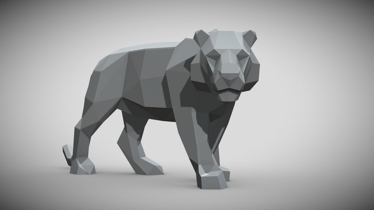 فایل سه‌بعدی tiger-metal – tiger-metal