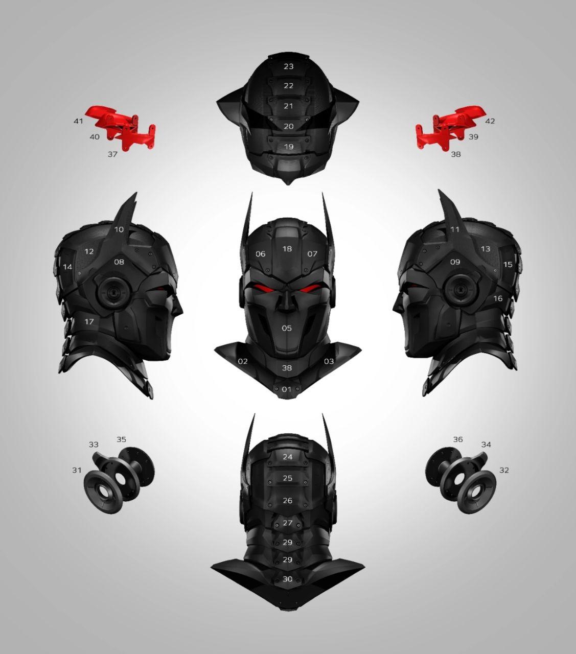 فایل سه‌بعدی Batman Beyond Mask_3D Model – Batman Beyond Mask_3D Model