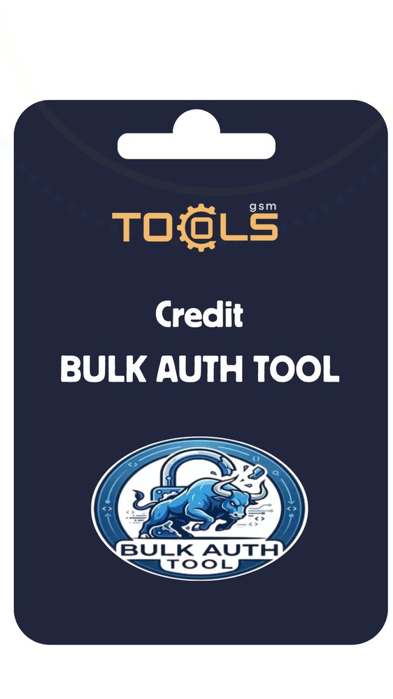 کردیت BULK AUTH TOOL