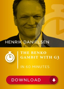 ویدئو “گامبی بنکو با g3” با تدریس هنریک دانیلسن (Henrik Danielsen _ The Benko Gambit with g3)