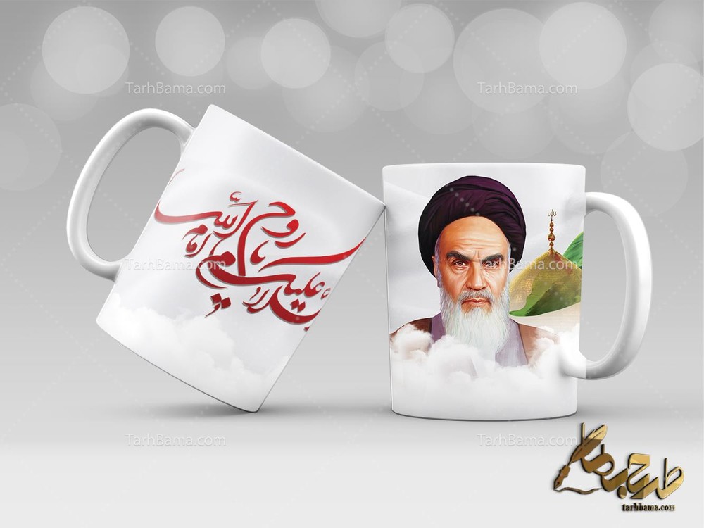 طرح ماگ امام خمینی