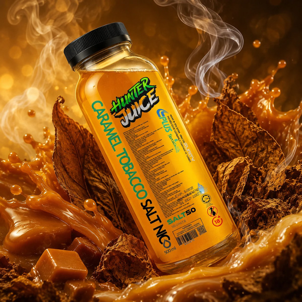سالت تنبکو کارامل Caramel tobacco هانترجویس ۵۰۰ میل