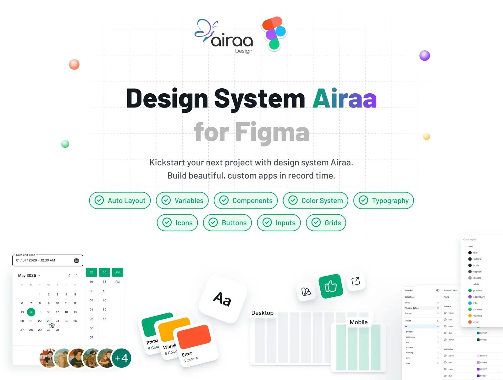 Airaa Bundle — Design System + 6000 Icons