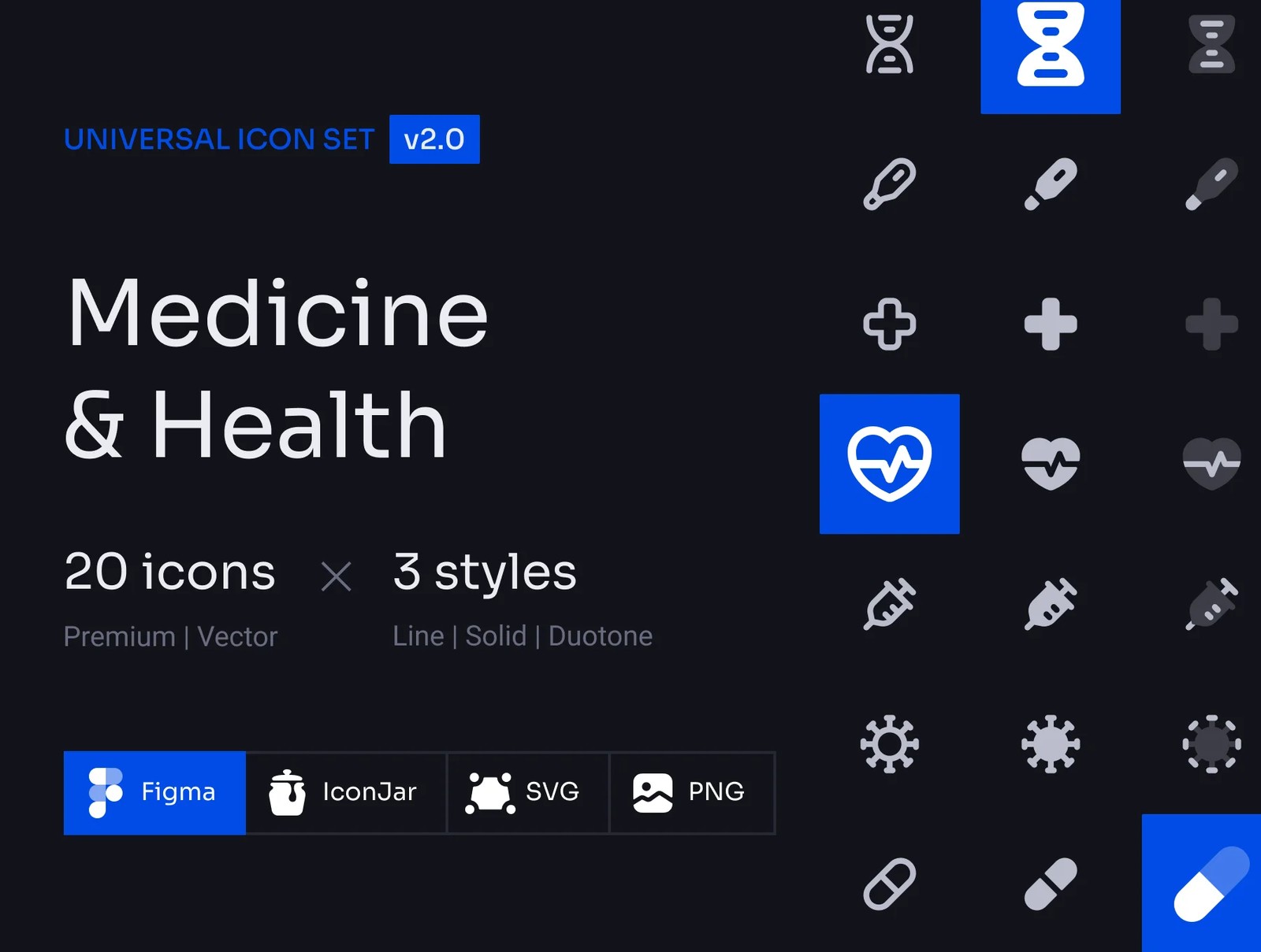 دانلود Medicine and Health Icon Set
