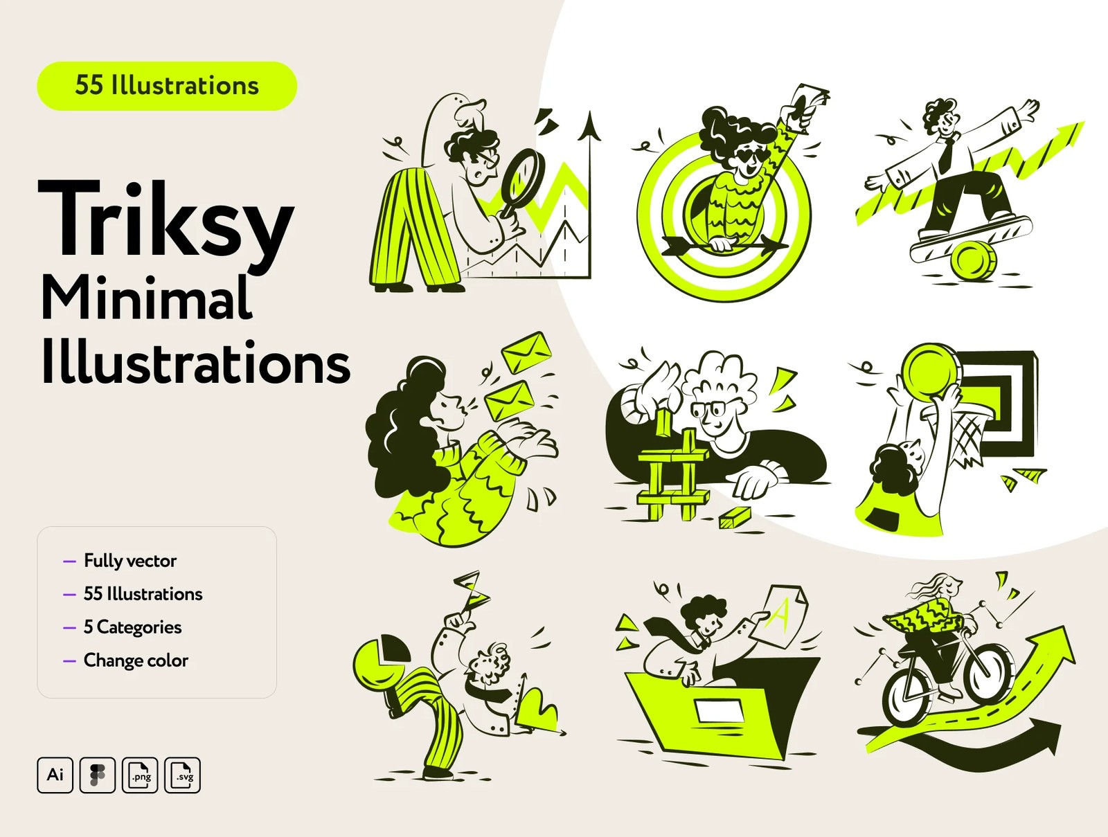 دانلود Triksy MinimaI Illustrations