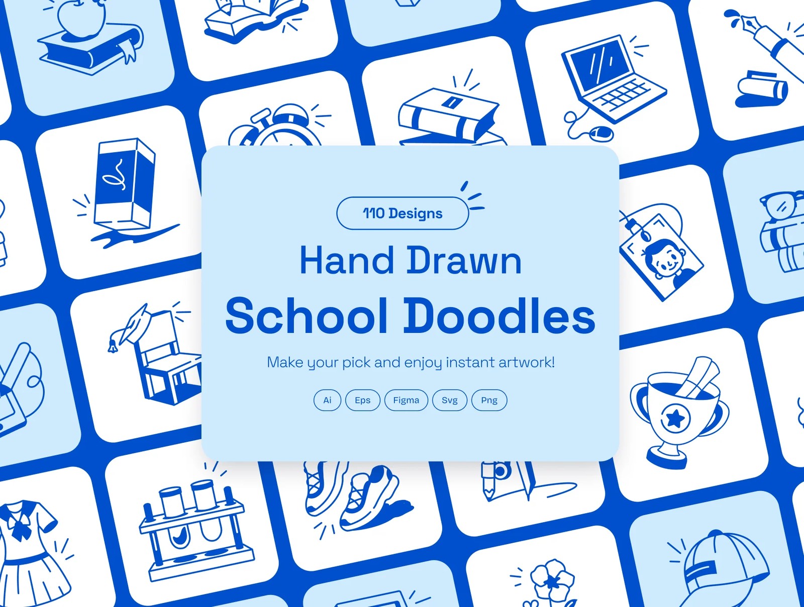 دانلود School Doodles Icon Set