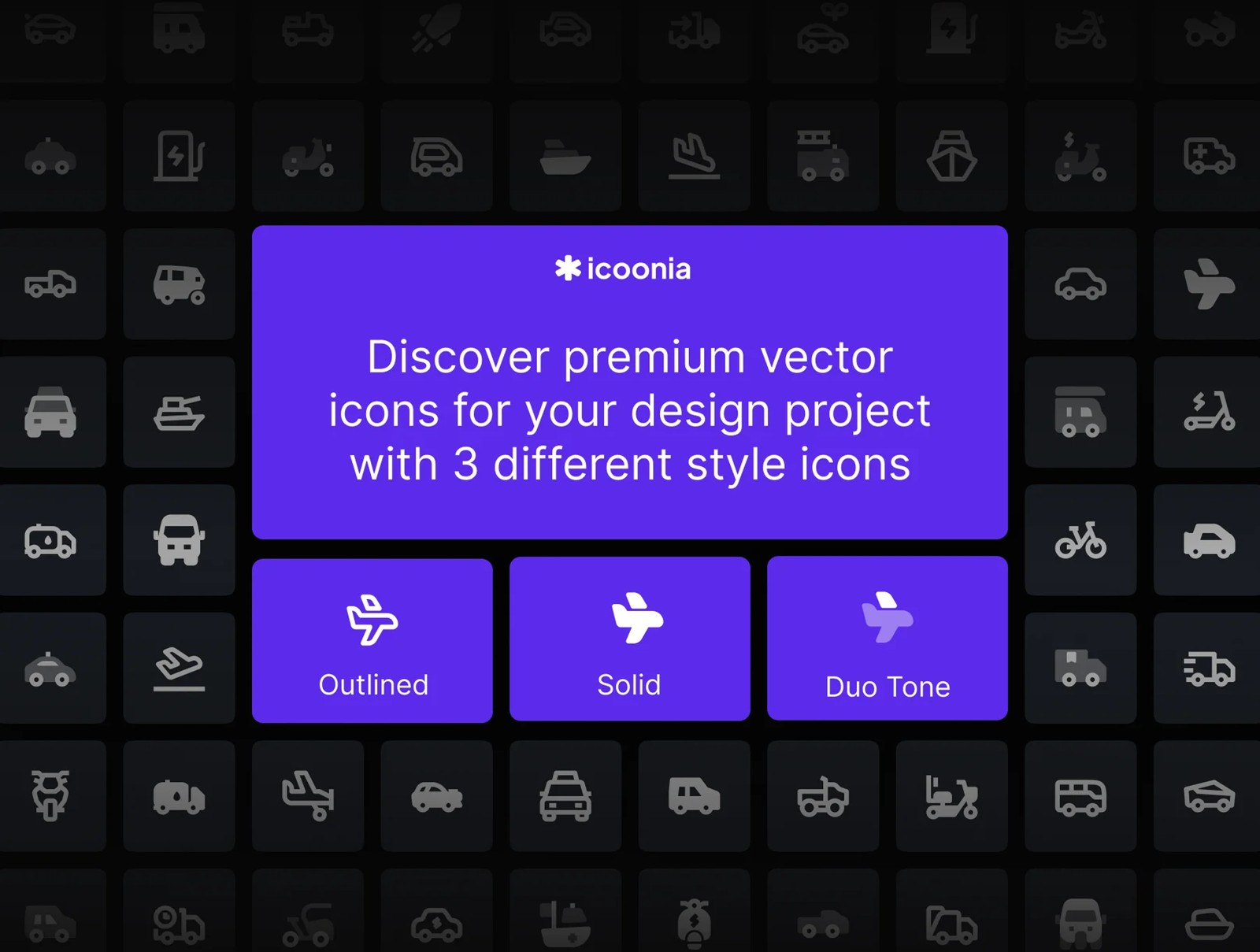 دانلود Icoonia – Transportation Icon Pack
