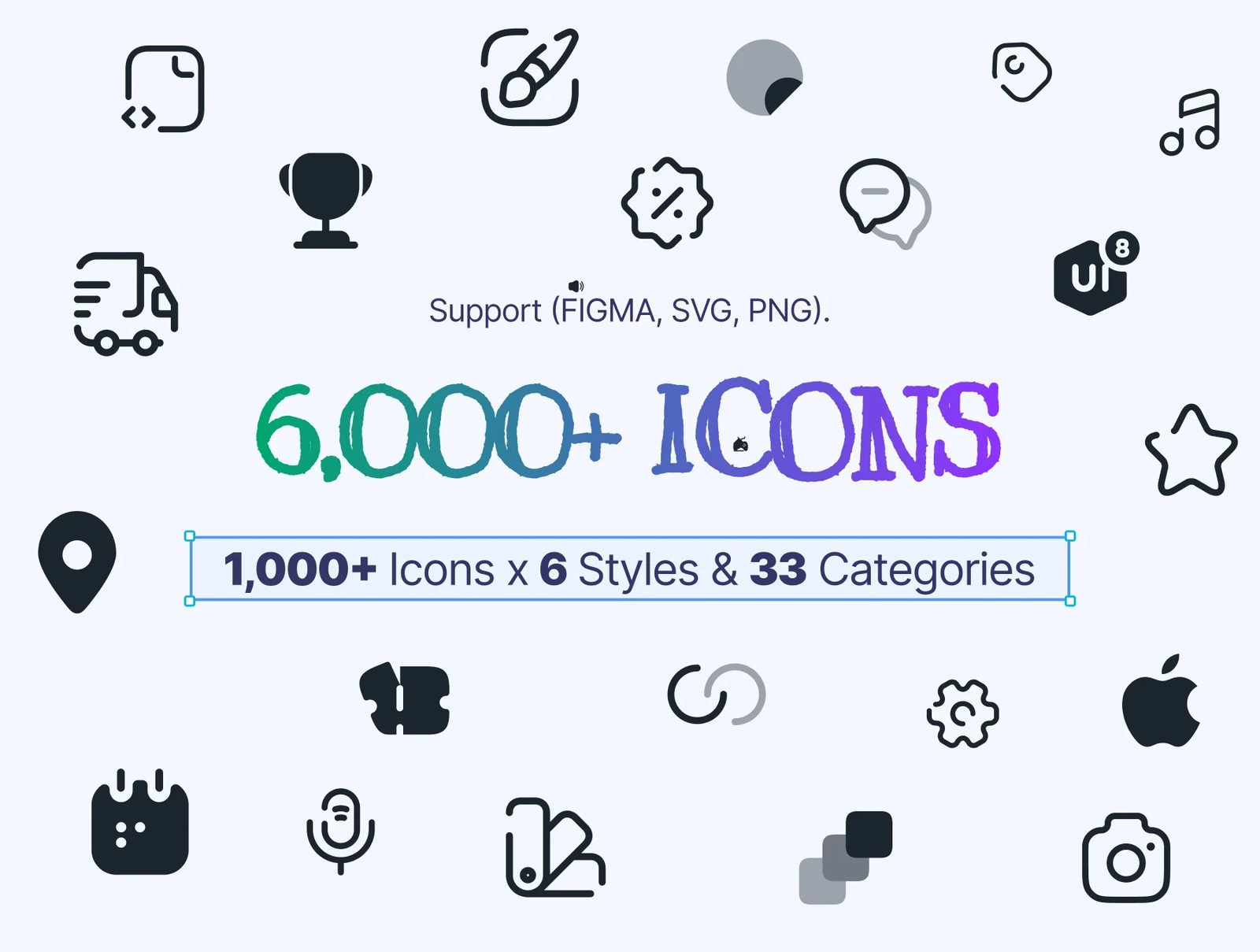 دانلود Airaa Design – 6000+ UI Icons Pack