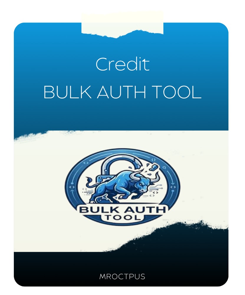 کردیت BULK AUTH TOOL - مستر اختاپوس