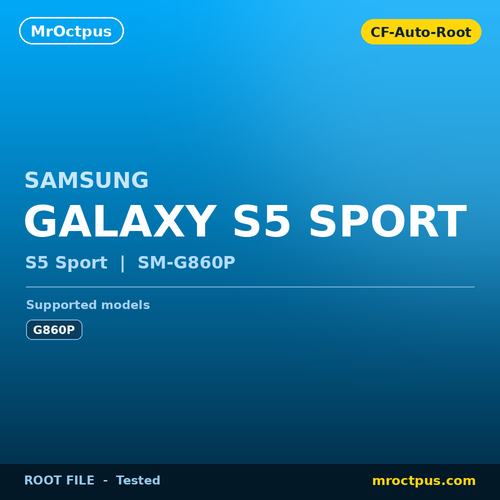 روت سامسونگ S5 Sport با CF-Auto-Root | SM-G860P - مستر اختاپوس